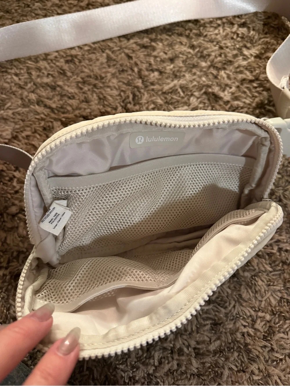 Lululemon Everywhere Belt Bag White Opal Crossbody